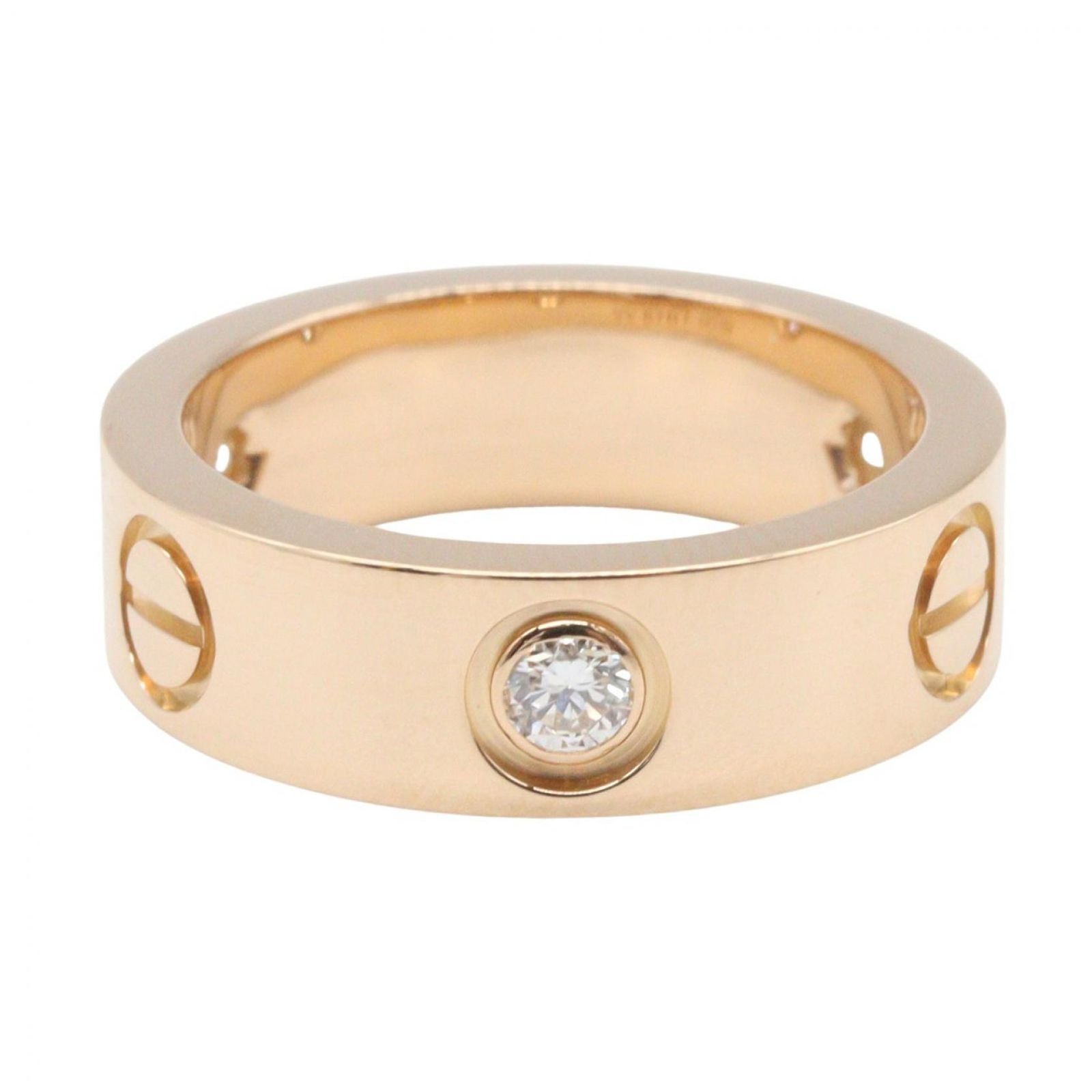 Cartier Ring 3Pd B4032400 K18Pg Used A