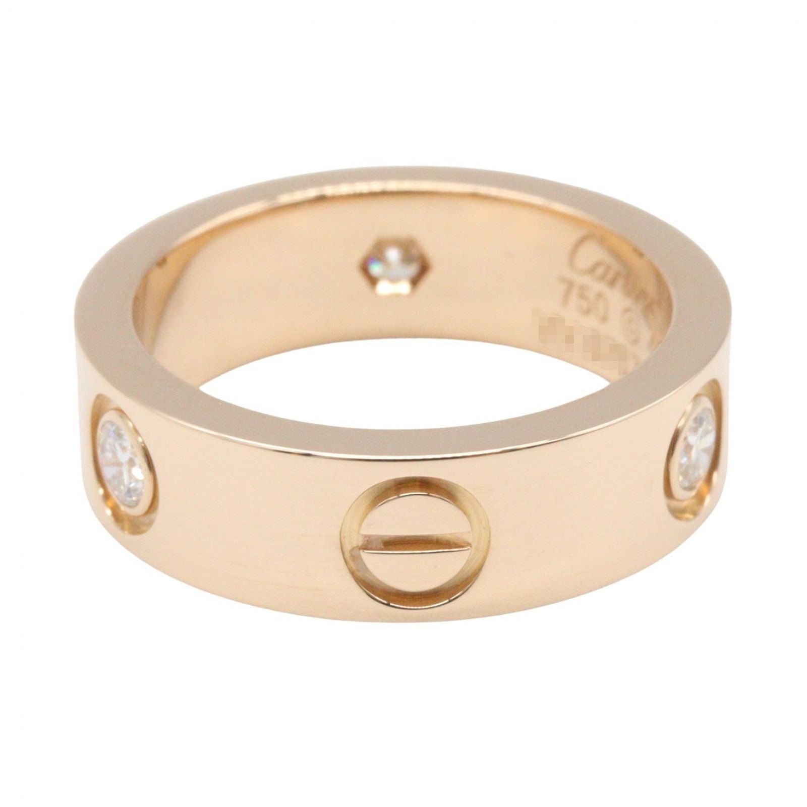 Cartier Ring 3Pd B4032400 K18Pg Used A