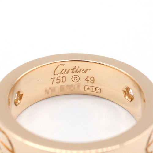 Cartier Ring 3Pd B4032400 K18Pg Used A