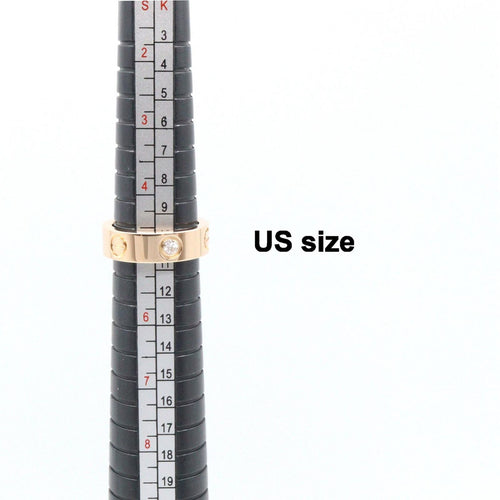 Cartier Ring 3Pd B4032400 K18Pg Used A
