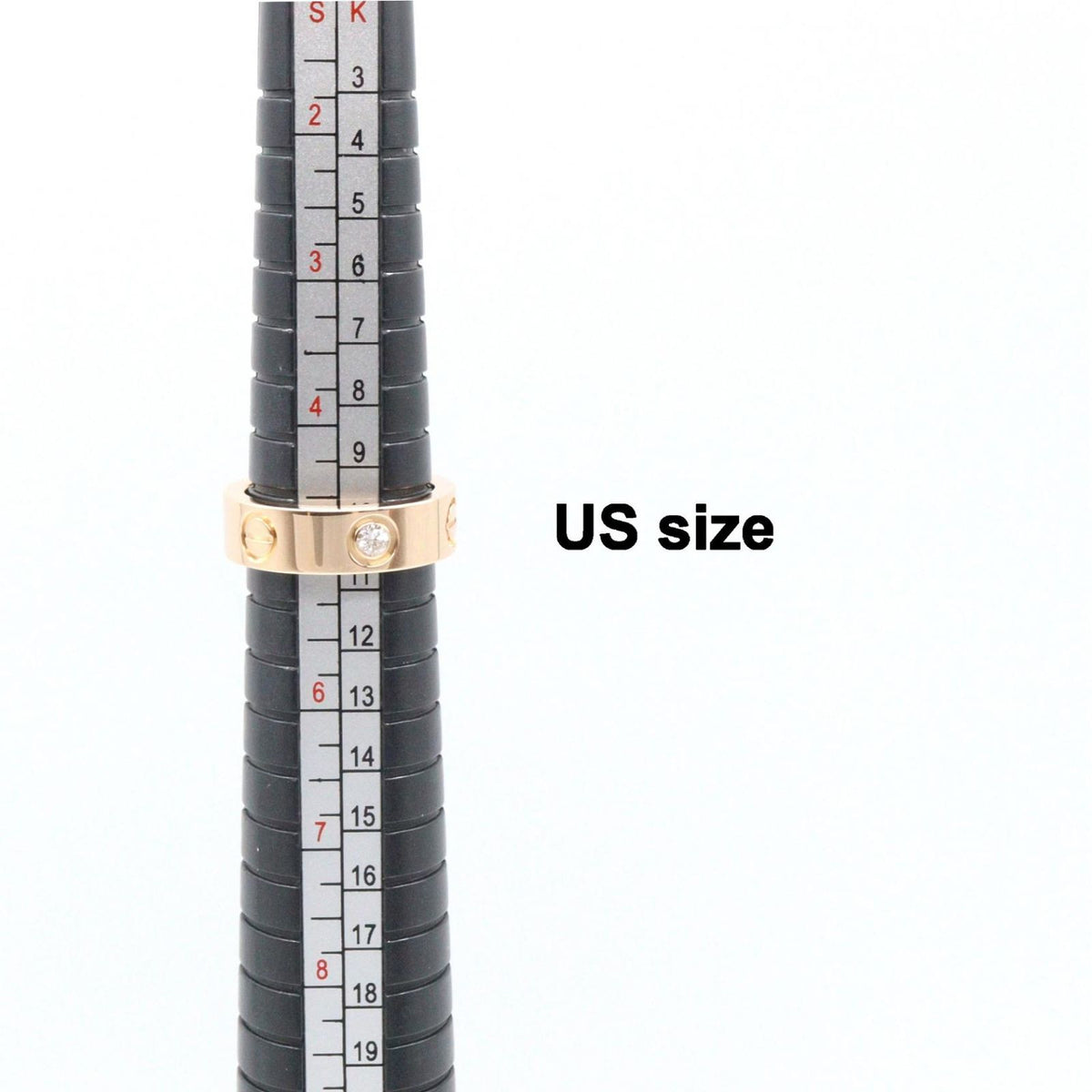 Cartier Ring 3Pd B4032400 K18Pg Used A