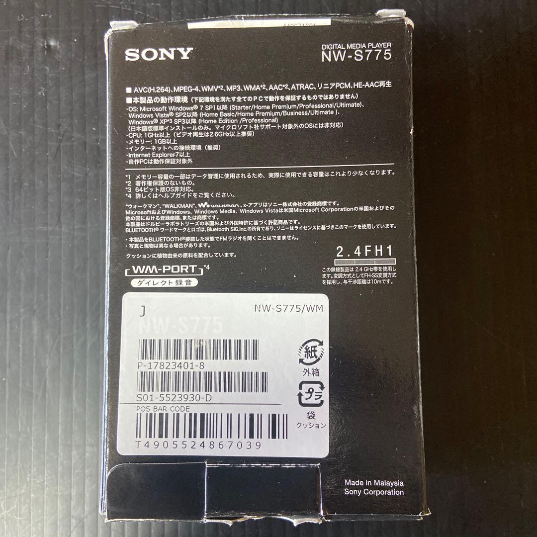 Sony Digital Audio Players Nw-S775