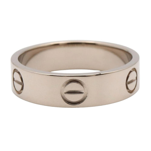 Cartier Ring K18Wg Used A