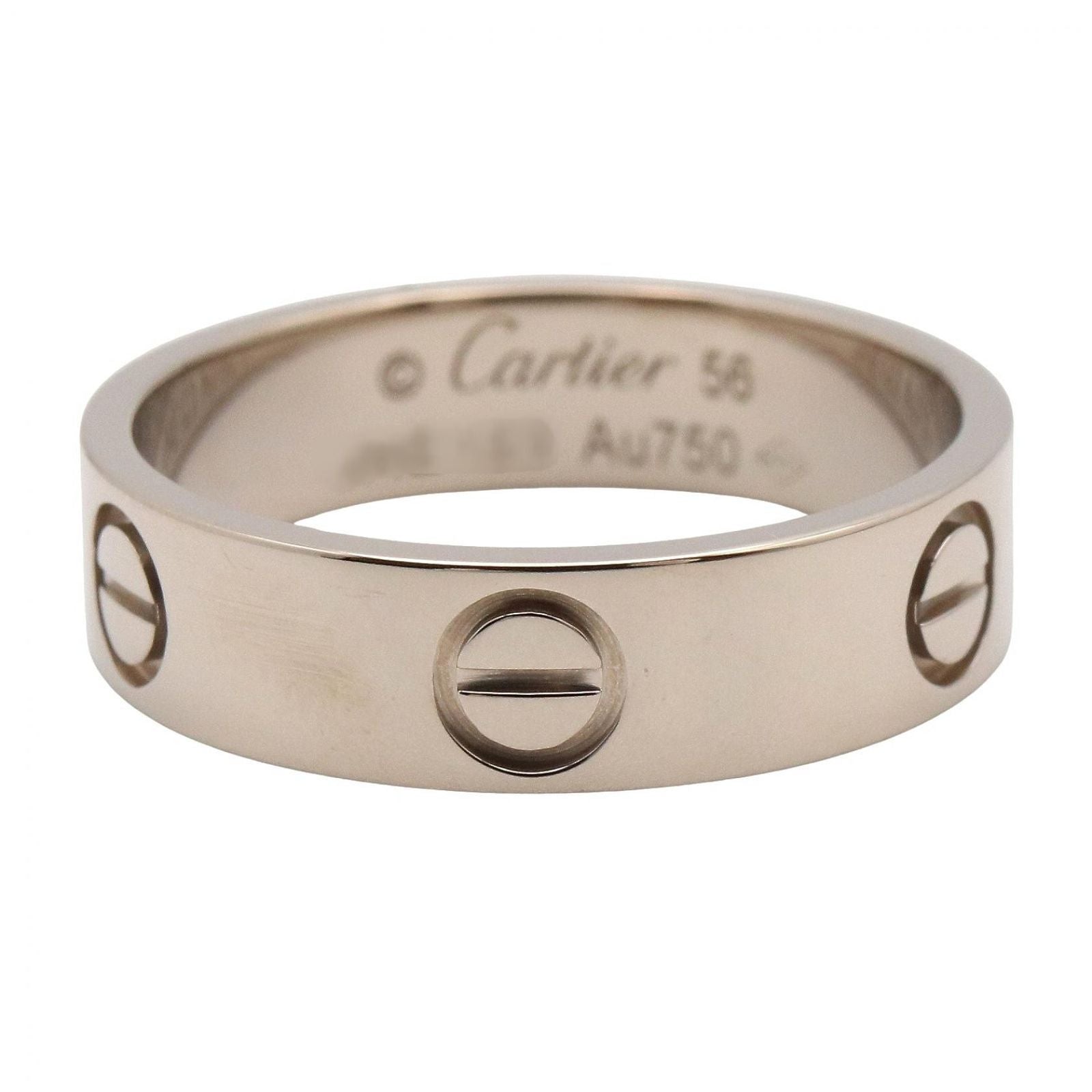 Cartier Ring K18Wg Used A