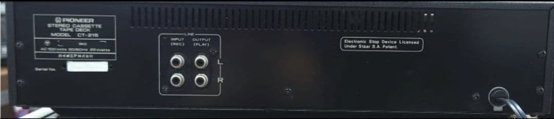 Pioneer Cd Md Cassette Deck Ct-215