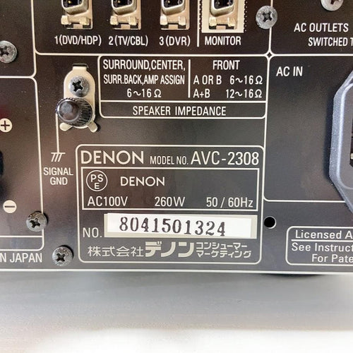 Av Amplifiers Denon Avc-2308