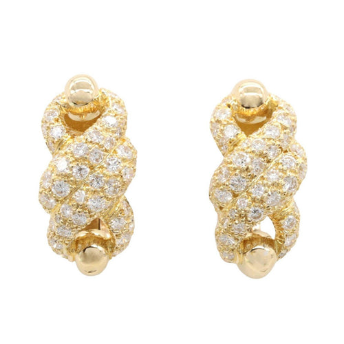 Cartier Earrings (For One Ear) K18 Used A
