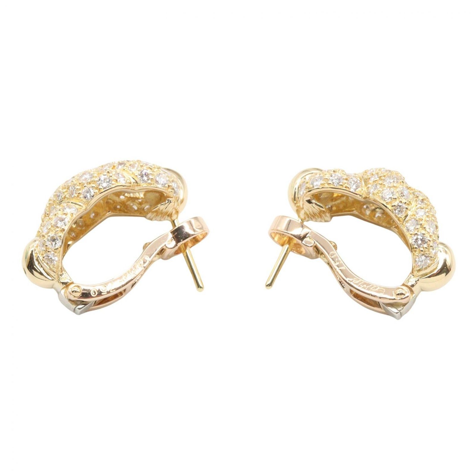 Cartier Earrings (For One Ear) K18 Used A