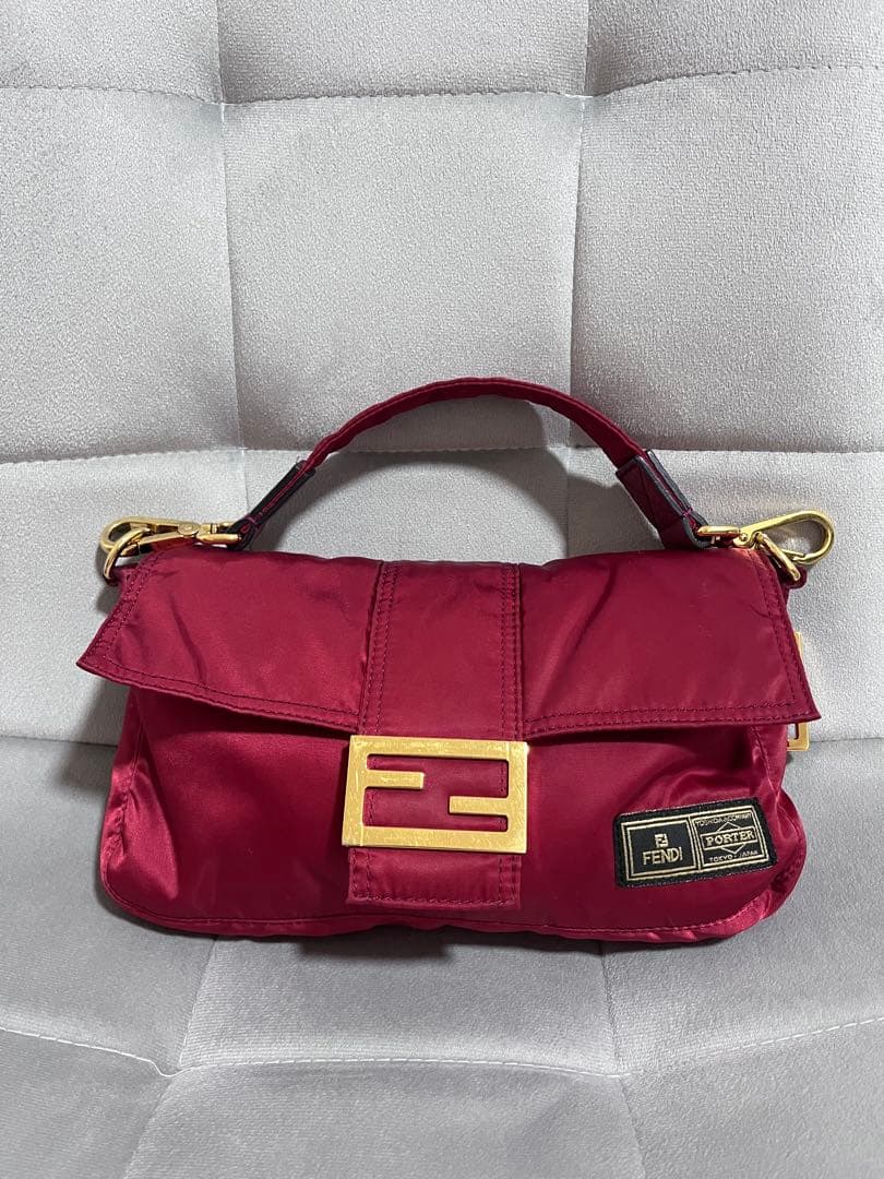 Fendi Shoulder Bags Fendi&Porter Red
