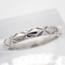 Chanel Ring 46 3P Pt950 6 4864