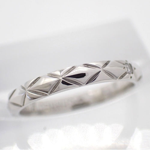 Chanel Ring 46 3P Pt950 6 4864