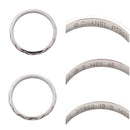 Chanel Ring 46 3P Pt950 6 4864