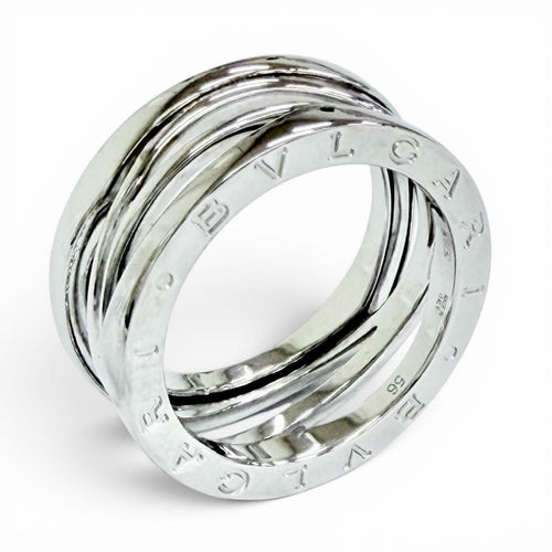 Bvlgari Ring 3 750 Wg 56 Jp16 9.82G (Color)