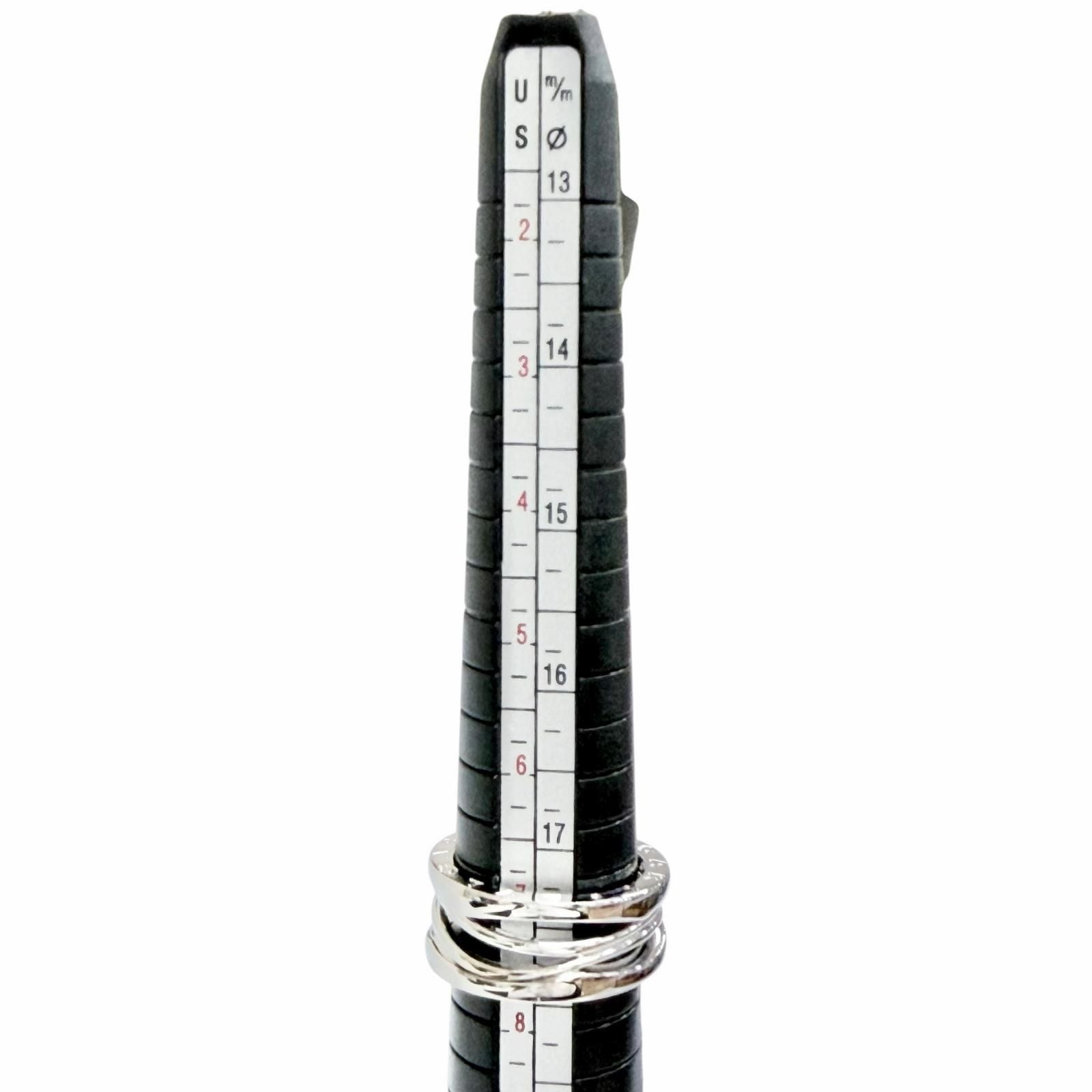 Bvlgari Ring 3 750 Wg 56 Jp16 9.82G (Color)