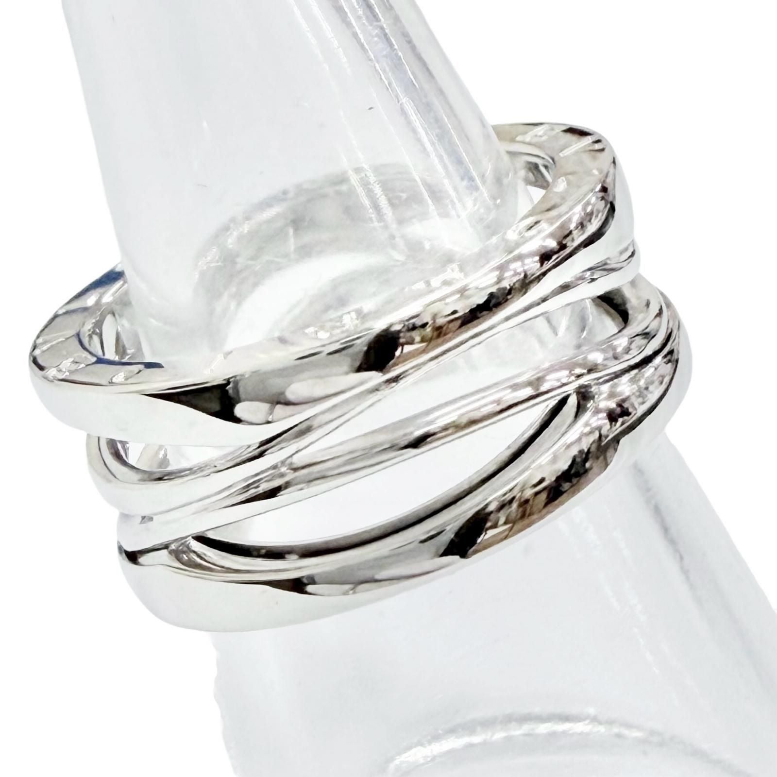 Bvlgari Ring 3 750 Wg 56 Jp16 9.82G (Color)