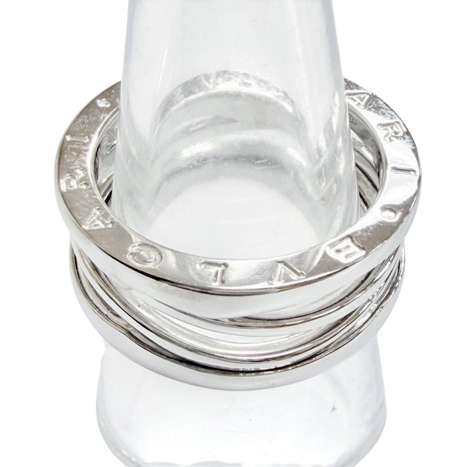 Bvlgari Ring 3 750 Wg 56 Jp16 9.82G (Color)