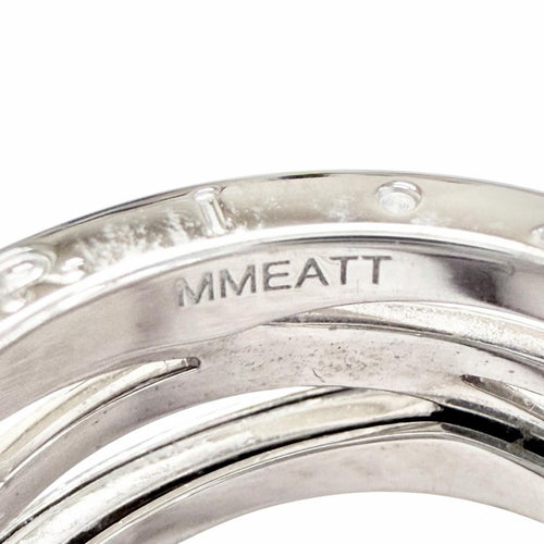 Bvlgari Ring 3 750 Wg 56 Jp16 9.82G (Color)