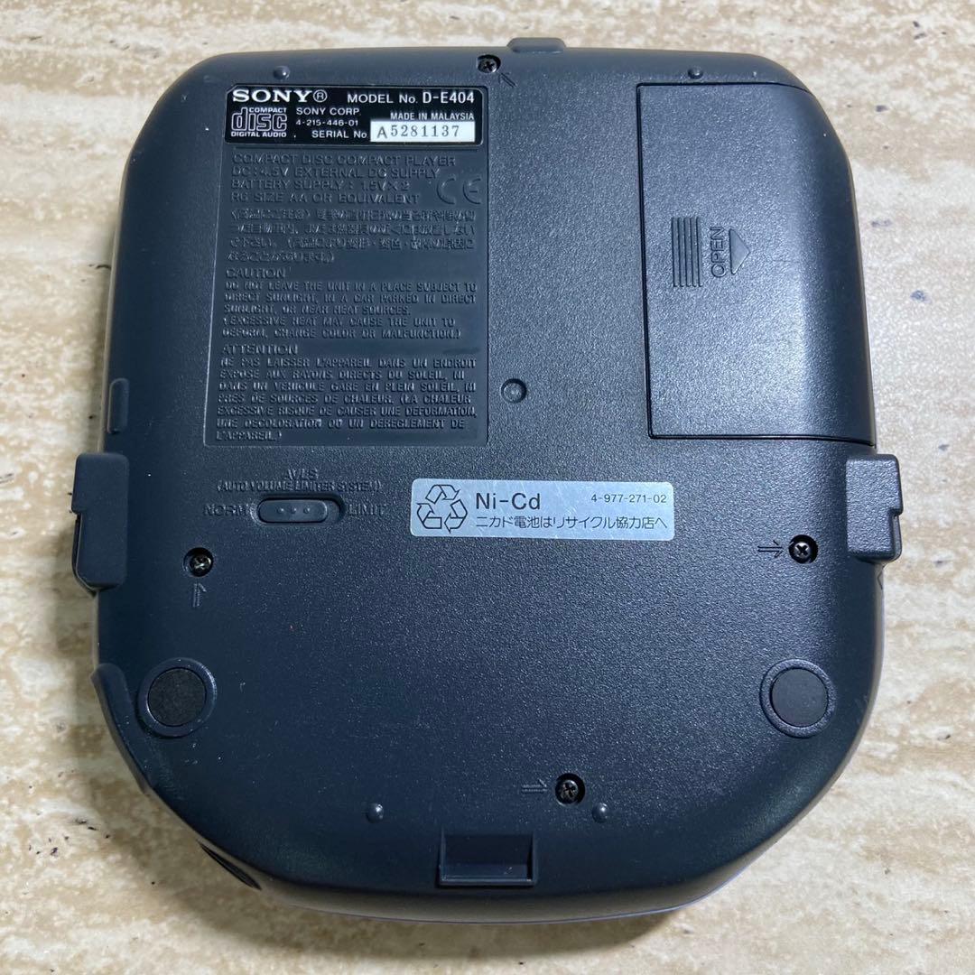 Sony Portable Cd Players D-E404 7917