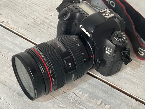 Canon Digital Slr Eos6D Ef28-70+Ef50+Grip