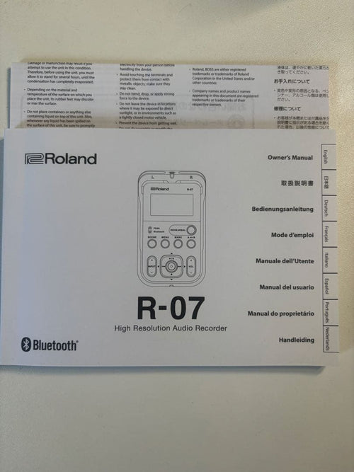 Roland Ic Recorders Voice R-07