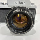 Nikon Slr Camera (Film) F Nikkor-S Auto55Mmf1.2