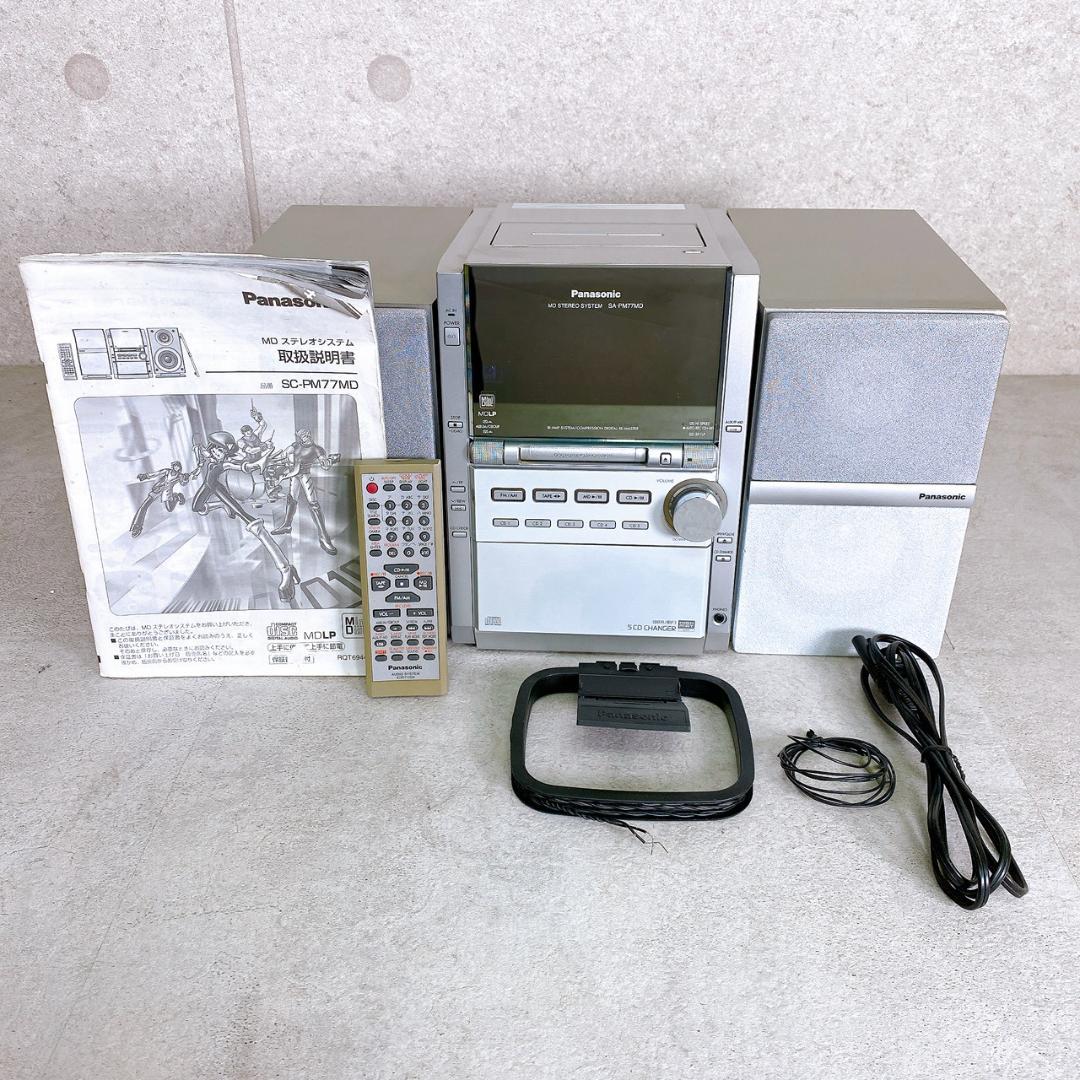 Radio Component Panasonic Sc-Pm77Md Md 5Cd