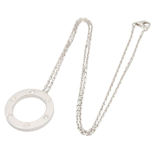 Cartier Necklace 3Pd K18Wg Used A