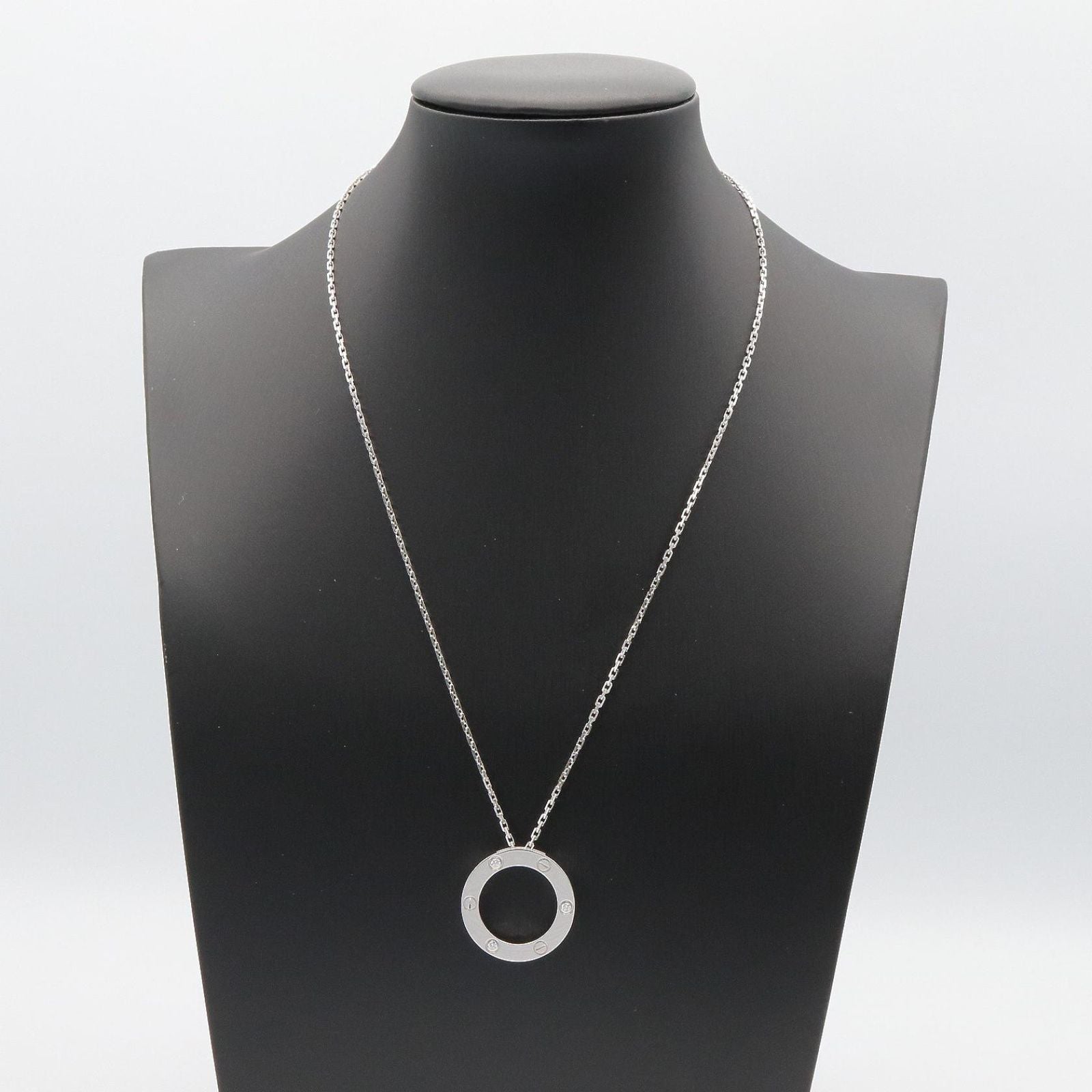 Cartier Necklace 3Pd K18Wg Used A