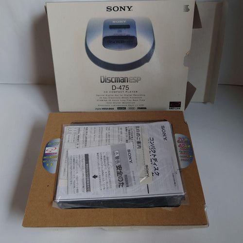 Sony Portable Cd Player Discman D-475