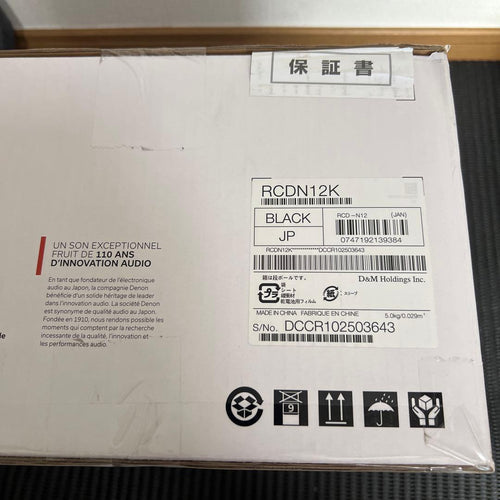 Denon Mini Component Systems Cd Rcd-N12-K