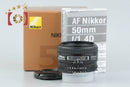 Nikon Lens (Single Focus) Af Nikkor F/1.4 D