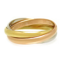 Cartier Ring Sm #51 B4235151 750 (K18Wg K18Yg K18Pg)