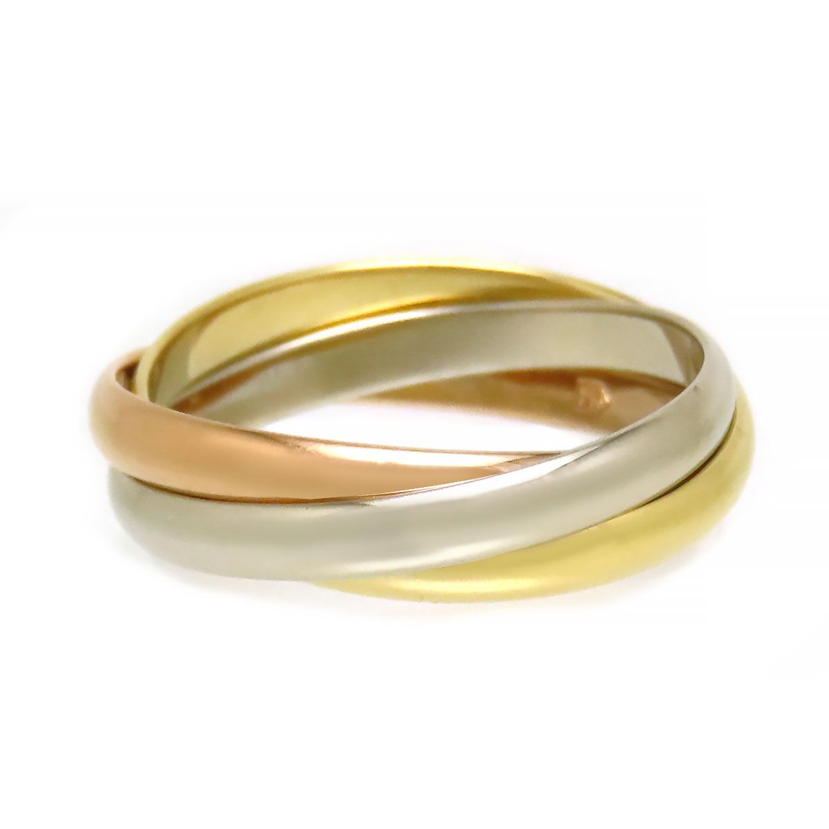 Cartier Ring Sm #51 B4235151 750 (K18Wg K18Yg K18Pg)