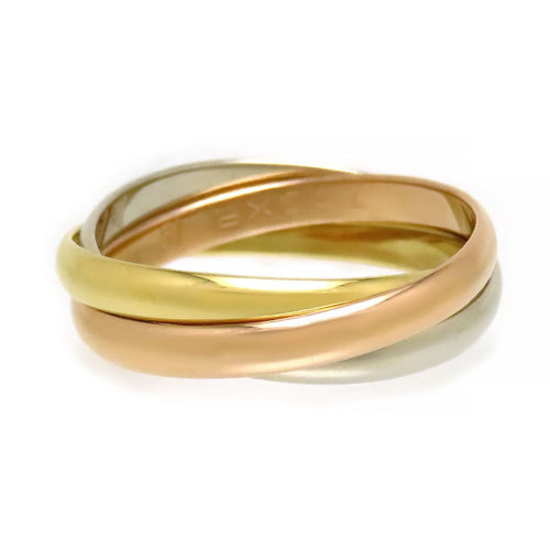 Cartier Ring Sm #51 B4235151 750 (K18Wg K18Yg K18Pg)