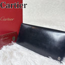 Cartier Long Wallets Pasha Wallet Black Leather