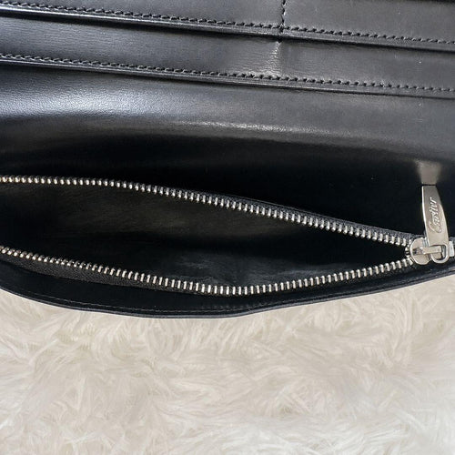 Cartier Long Wallets Pasha Wallet Black Leather