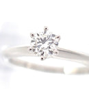 Tiffany Ring Co. 0.3Ct I Vvs1 3Ex 9 Pt950 1P 5010