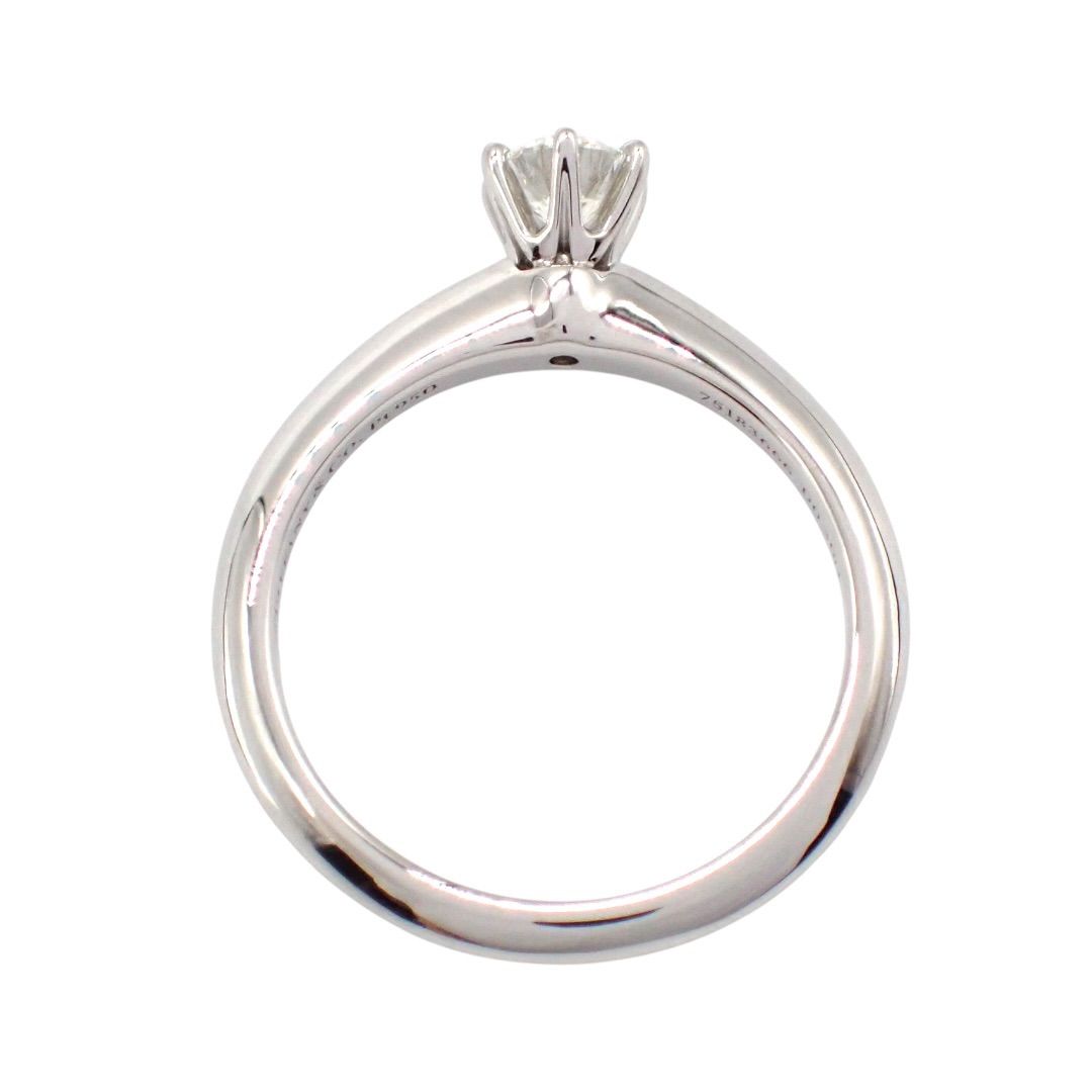 Tiffany Ring Co. 0.3Ct I Vvs1 3Ex 9 Pt950 1P 5010