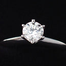 Tiffany Ring Co. 0.3Ct I Vvs1 3Ex 9 Pt950 1P 5010