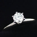 Tiffany Ring Co. 0.3Ct I Vvs1 3Ex 9 Pt950 1P 5010