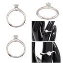 Tiffany Ring Co. 0.3Ct I Vvs1 3Ex 9 Pt950 1P 5010