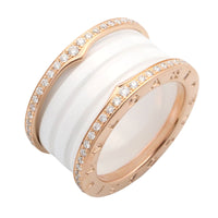 Bvlgari Ring B-Zero1 3 K18Pg Used A