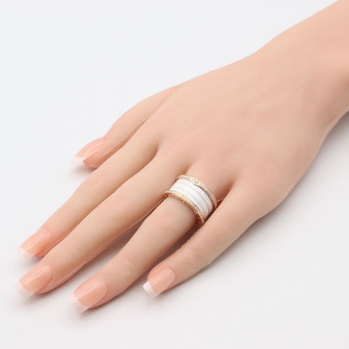 Bvlgari Ring B-Zero1 3 K18Pg Used A