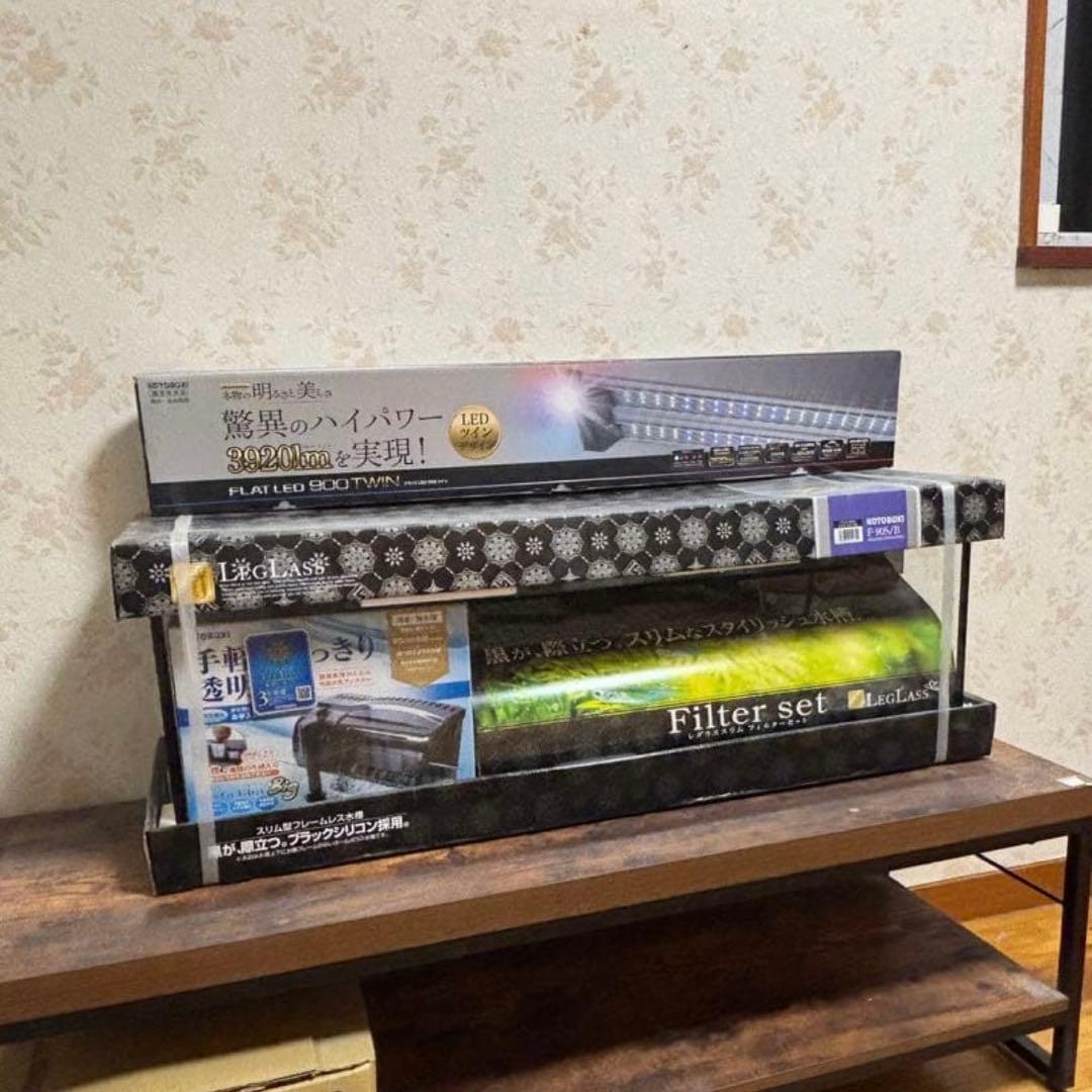 Kotobuki Glass Aquarium F-90S/B