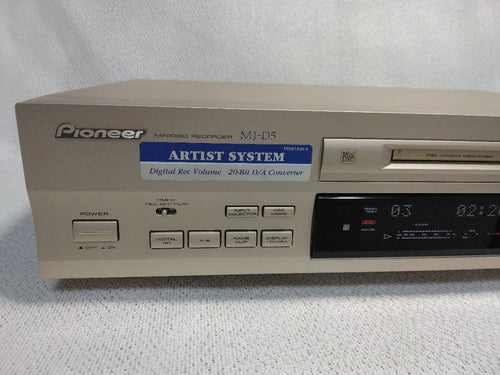 Pioneer Cd, Md Cassette Decks Mj-D5