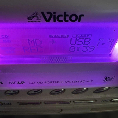 Victor Cd Md Cassette Deck Rd-M2