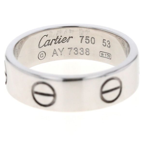 Ring Cartier K18Wg 12.5 Zz