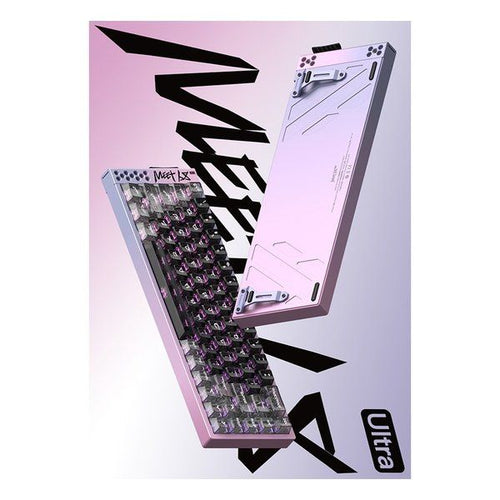 Keyboard Mikit Meet68 Ultra Starry Pink Omega Swtich Mi-Meet68-Stpk-Omega