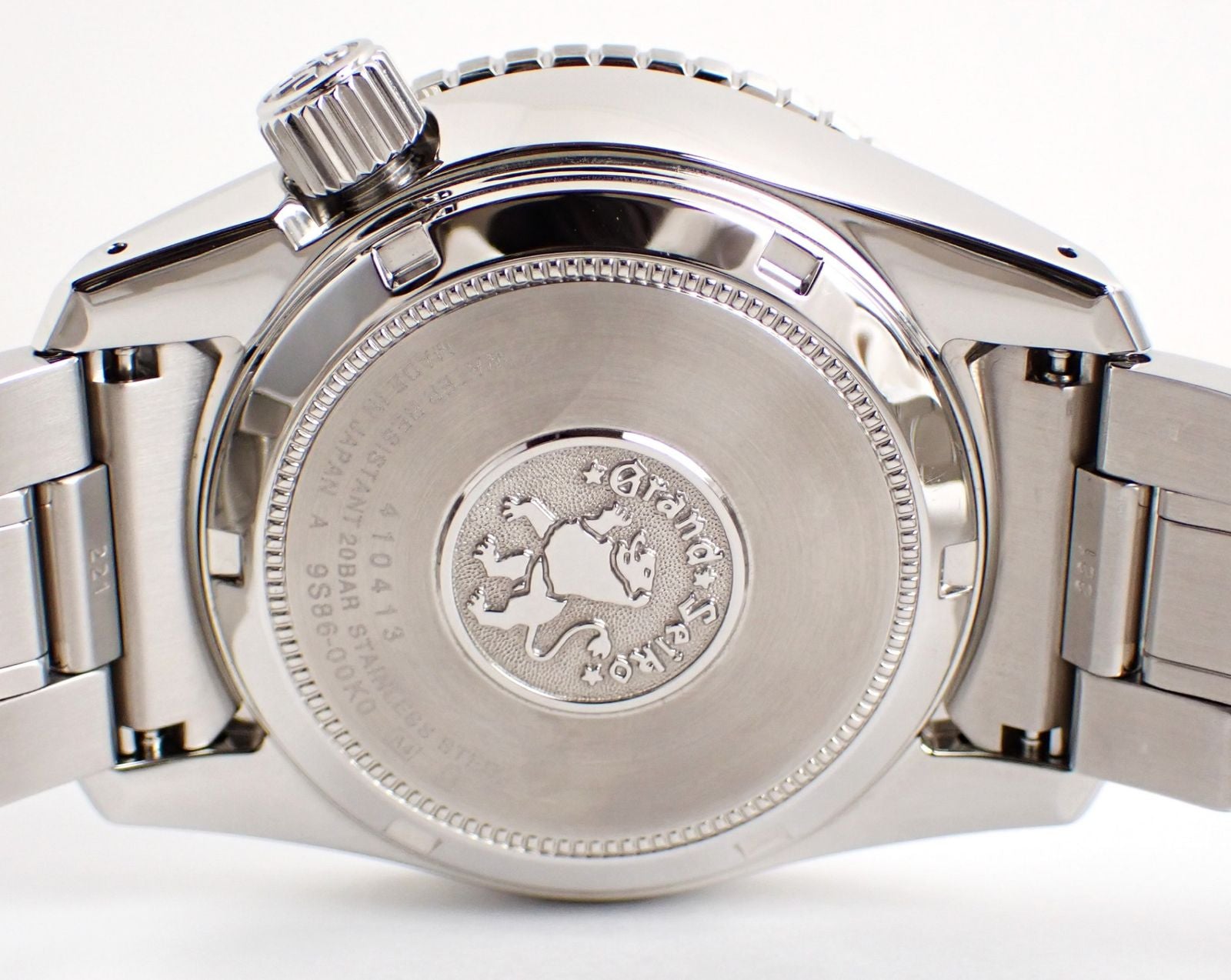 Grand Seiko Automatic Winding Clock 36000Gmt 9586-00K0/Sbgj277 Ss At
