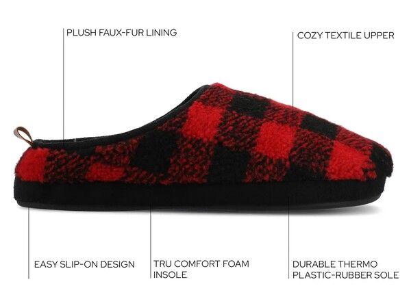 Sandals Vance Co Roland Slipper Red